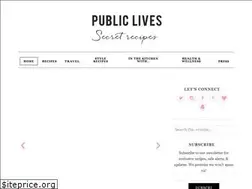 Sites similar to publiclivessecretrecipes.com