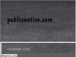 Sites similar to publicnotice.com