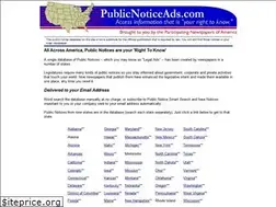 Sites similar to publicnoticeads.com