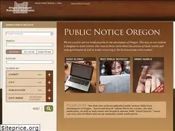 Sites similar to publicnoticeoregon.com