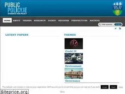 Sites similar to publicpolicy.ie
