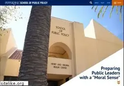 Sites similar to publicpolicy.pepperdine.edu