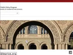 Sites similar to publicpolicy.stanford.edu