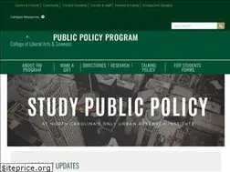 Sites similar to publicpolicy.uncc.edu