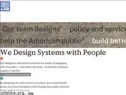 Sites similar to publicpolicylab.org