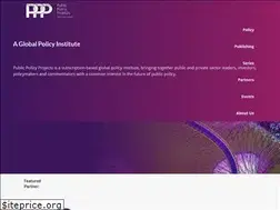 Sites similar to publicpolicyprojects.com
