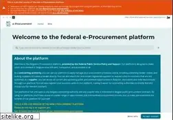 Sites similar to publicprocurement.be