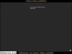 Sites similar to publicpublicaddress.com