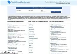 Sites similar to publicrecordcenter.com