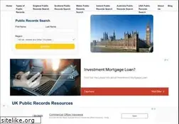 Sites similar to publicrecordsearch.co.uk