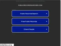 Sites similar to publicrecordsearcher.com