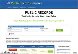 Sites similar to publicrecordsreviews.com