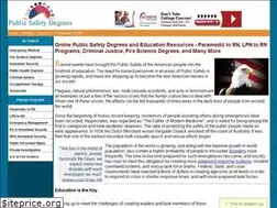 Sites similar to publicsafetydegrees.com