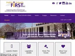 Sites similar to publicschoolsfirstnc.org