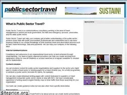 Sites similar to publicsectortravel.org.uk