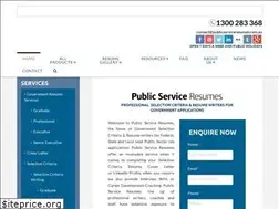 Sites similar to publicserviceresumes.com.au