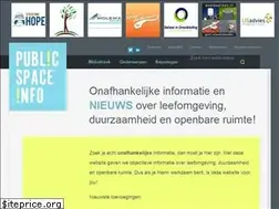 Sites similar to publicspaceinfo.nl