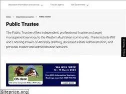 Sites similar to publictrustee.wa.gov.au