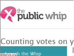 Sites similar to publicwhip.org.uk