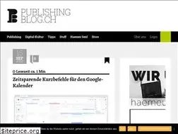 Sites similar to publishingblog.ch