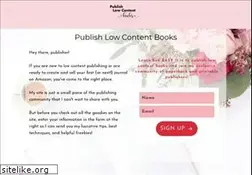 Sites similar to publishlowcontentbooks.com
