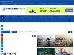 Sites similar to publishthispost.com