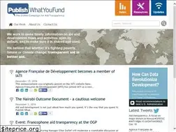 Sites similar to publishwhatyoufund.org