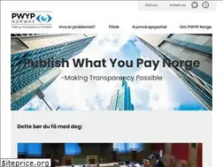 Sites similar to publishwhatyoupay.no