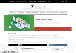 Sites similar to pubquizquestionshq.com