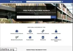 Sites similar to pubrecord.org