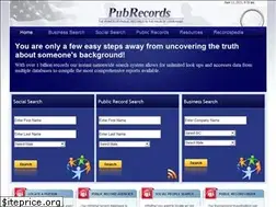 Sites similar to pubrecords.com