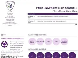 Sites similar to pucfootball.fr