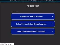 Sites similar to pucsr.com
