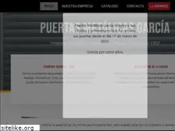Sites similar to puertasmetalicasgarcia.com