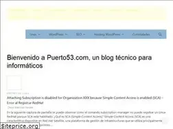 Sites similar to puerto53.com