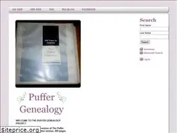 Sites similar to puffergenealogy.info