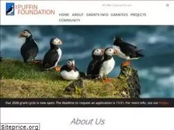 Sites similar to puffinfoundation.org