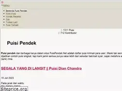 Sites similar to puisipendek.net