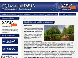 Sites similar to pujcovna-lodi-samba.cz