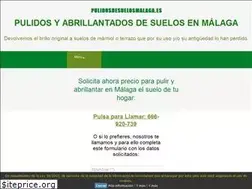 Sites similar to pulidosdesuelosmalaga.es