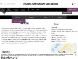 Sites similar to pullman-dubai-jumeirahlakestowers.com