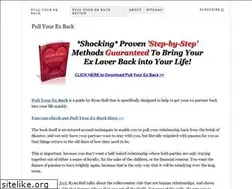 Sites similar to pullyourexback.org