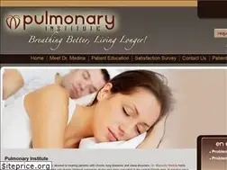 Sites similar to pulmonaryinstitute.com
