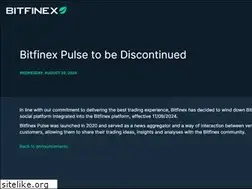 Sites similar to pulse.bitfinex.com