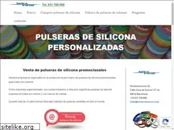 Sites similar to pulsera-de-silicona.com