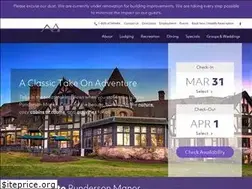 Sites similar to pundersonmanorstateparklodge.com