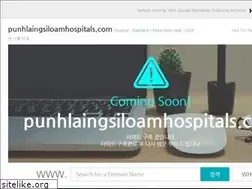 Sites similar to punhlaingsiloamhospitals.com