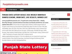 Sites similar to punjablotteryresults.com
