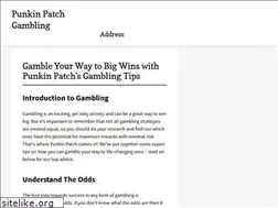 Sites similar to punkin-patch.com