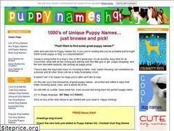 Sites similar to puppy-names-hq.com